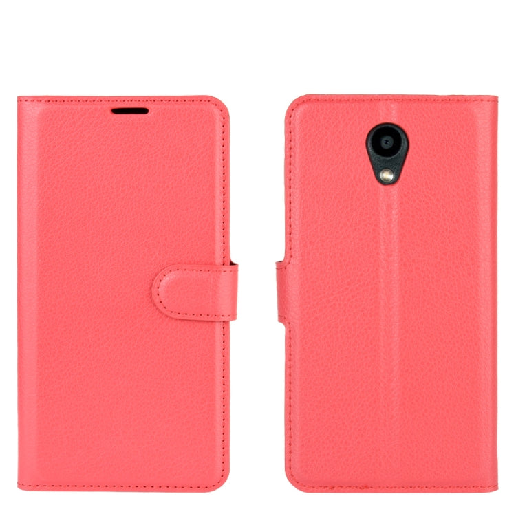 For Kyocera DIGNO BX Litchi Texture Horizontal Flip Protective Case with Holder & Card Slots & Wallet