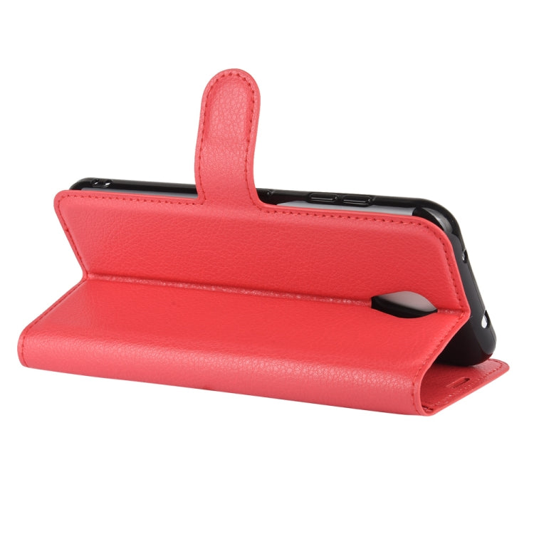 For Kyocera DIGNO BX Litchi Texture Horizontal Flip Protective Case with Holder & Card Slots & Wallet