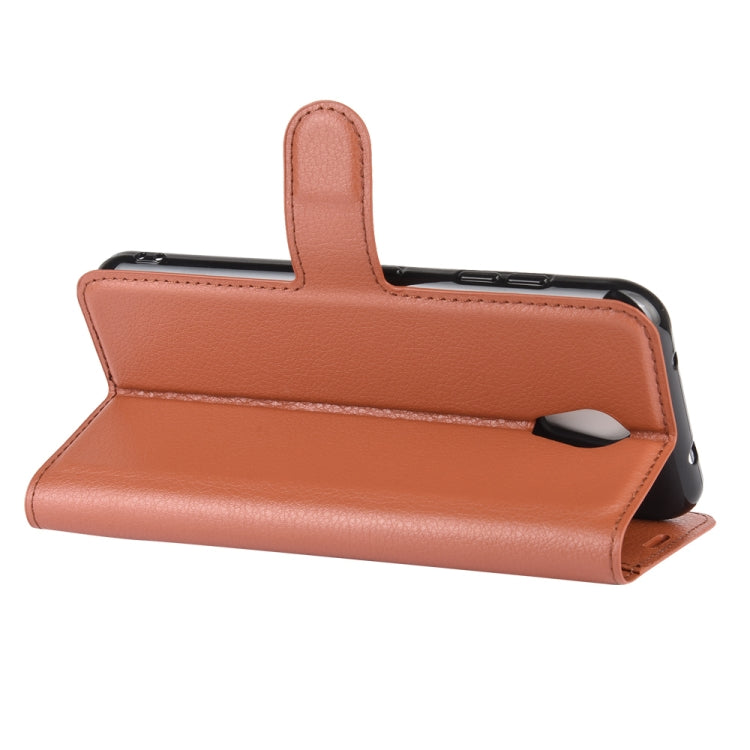 For Kyocera DIGNO BX Litchi Texture Horizontal Flip Protective Case with Holder & Card Slots & Wallet