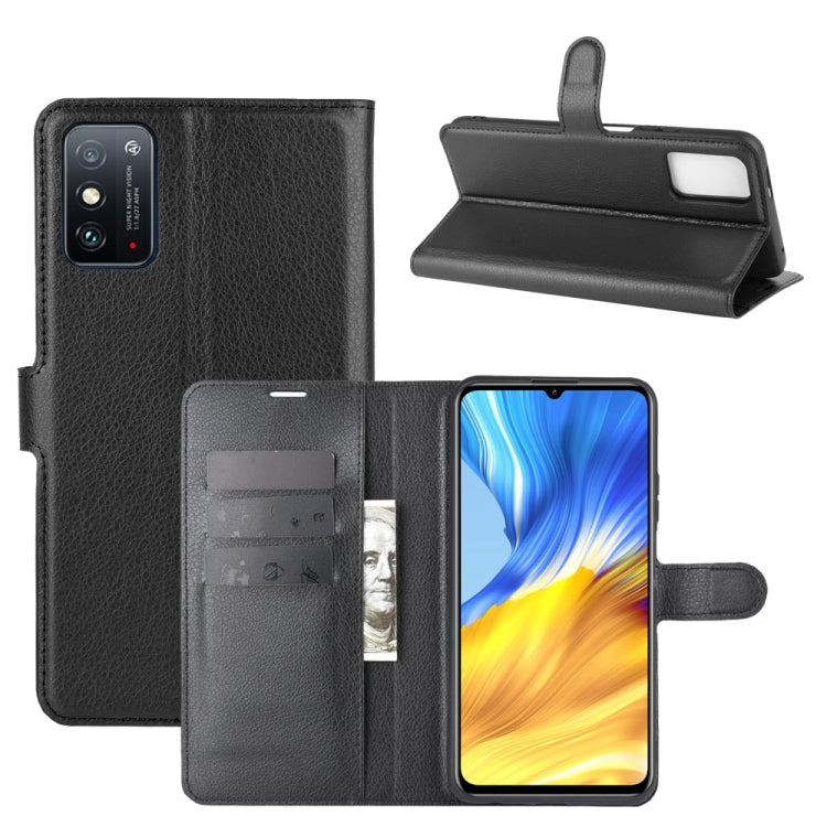 For Huawei Honor X10 Max 5G Litchi Texture Horizontal Flip Protective Case with Holder & Card Slots & Wallet
