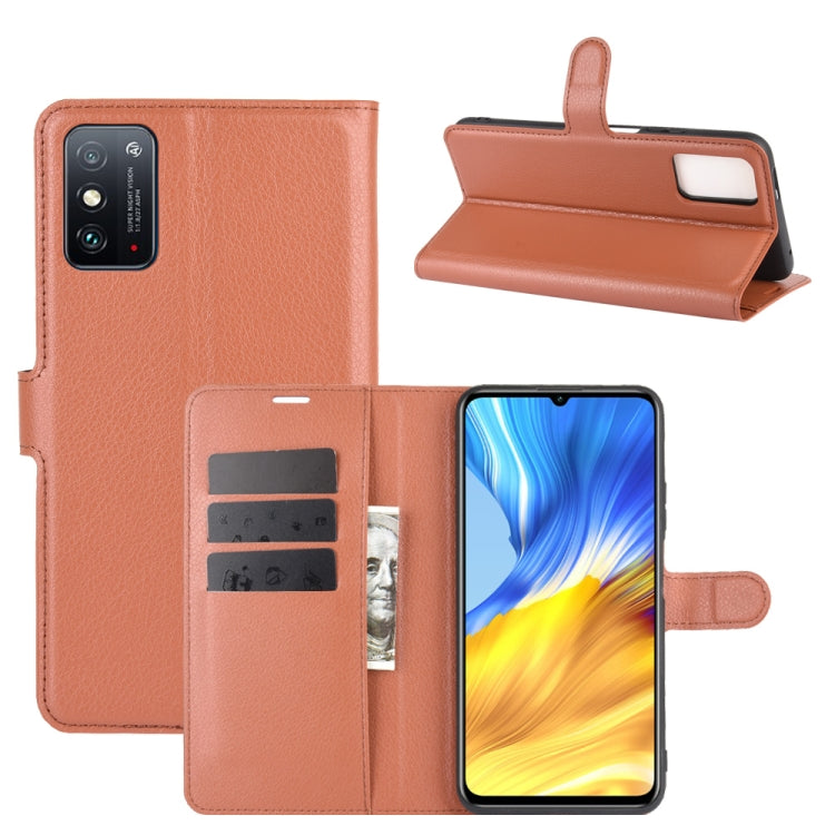 For Huawei Honor X10 Max 5G Litchi Texture Horizontal Flip Protective Case with Holder & Card Slots & Wallet