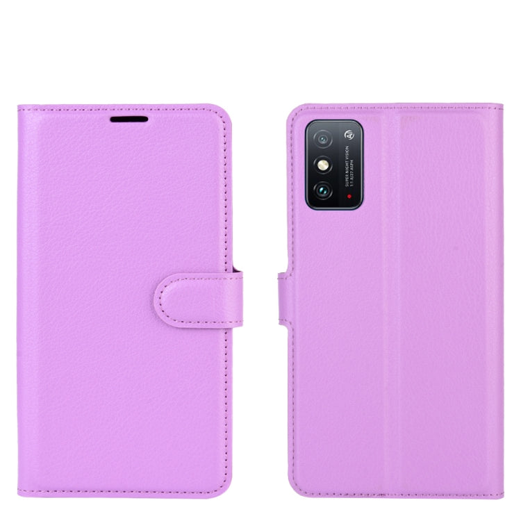 For Huawei Honor X10 Max 5G Litchi Texture Horizontal Flip Protective Case with Holder & Card Slots & Wallet