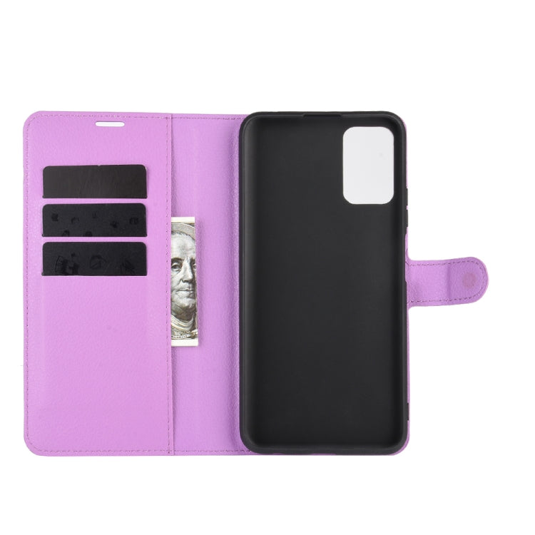 For Huawei Honor X10 Max 5G Litchi Texture Horizontal Flip Protective Case with Holder & Card Slots & Wallet