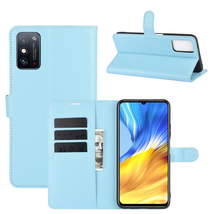 For Huawei Honor X10 Max 5G Litchi Texture Horizontal Flip Protective Case with Holder & Card Slots & Wallet
