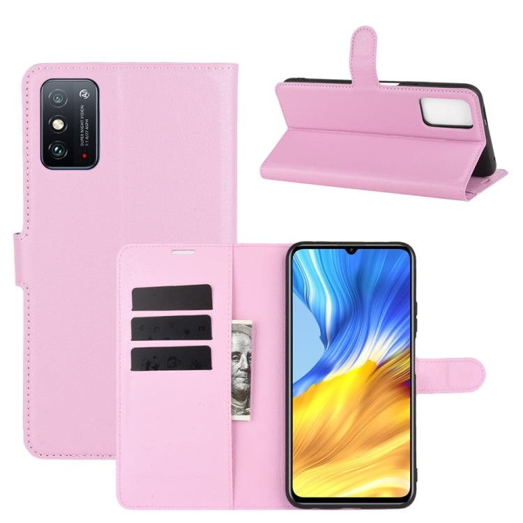 For Huawei Honor X10 Max 5G Litchi Texture Horizontal Flip Protective Case with Holder & Card Slots & Wallet