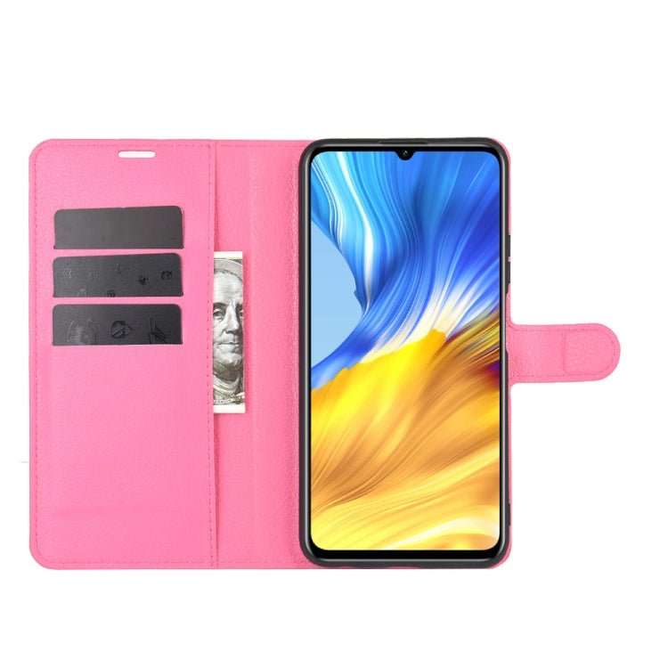 For Huawei Honor X10 Max 5G Litchi Texture Horizontal Flip Protective Case with Holder & Card Slots & Wallet