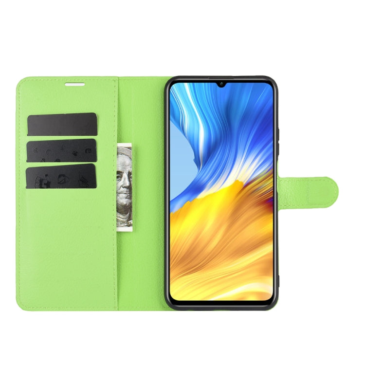 For Huawei Honor X10 Max 5G Litchi Texture Horizontal Flip Protective Case with Holder & Card Slots & Wallet