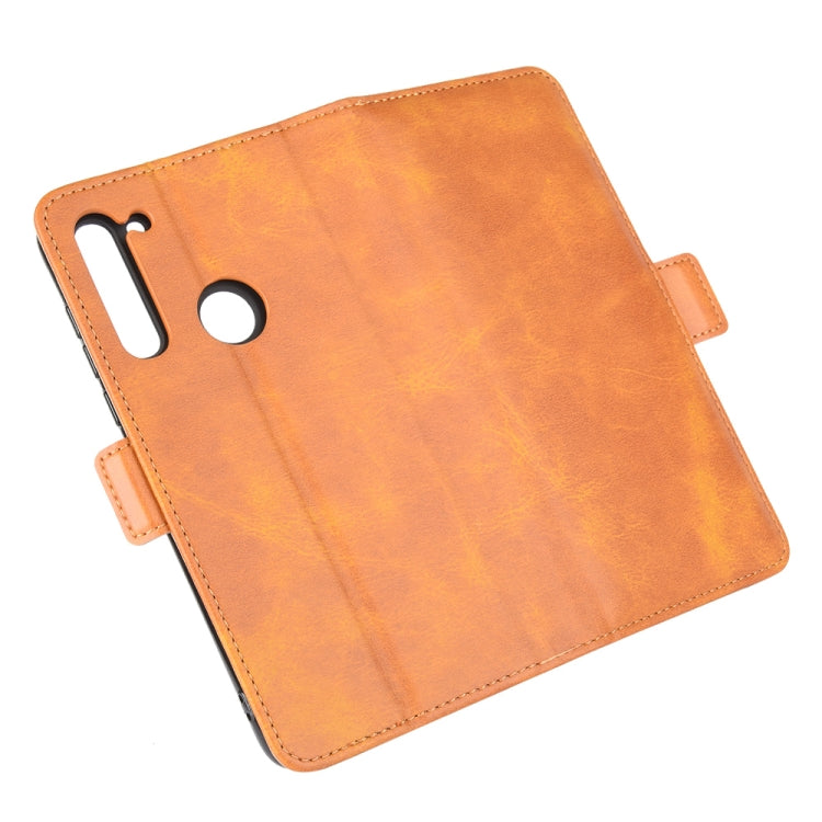 For Motorola Moto G8 Dual-side Magnetic Buckle Horizontal Flip Leather Case with Holder & Card Slots & Wallet