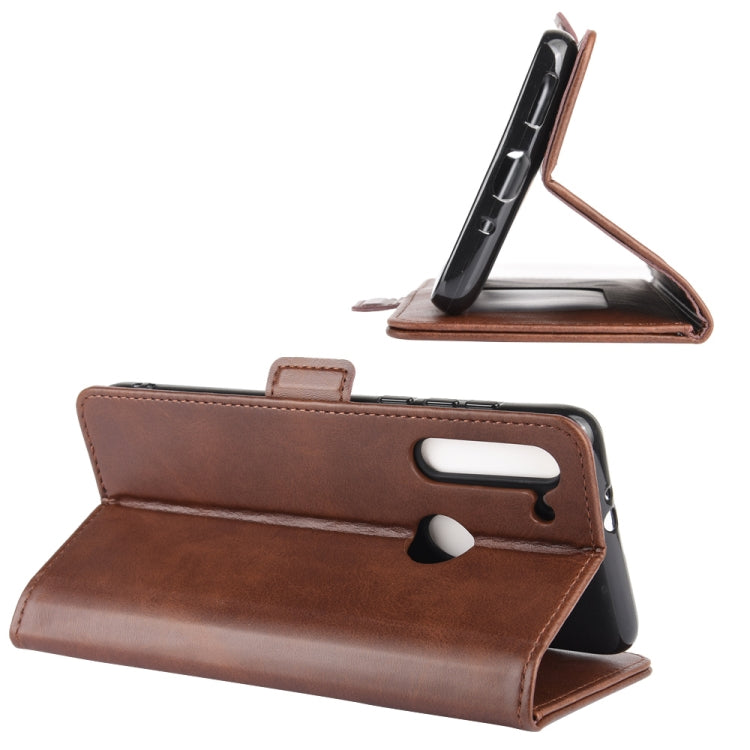 For Motorola Moto G8 Dual-side Magnetic Buckle Horizontal Flip Leather Case with Holder & Card Slots & Wallet