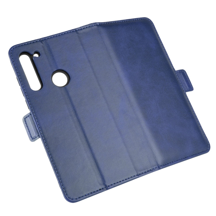 For Motorola Moto G8 Dual-side Magnetic Buckle Horizontal Flip Leather Case with Holder & Card Slots & Wallet