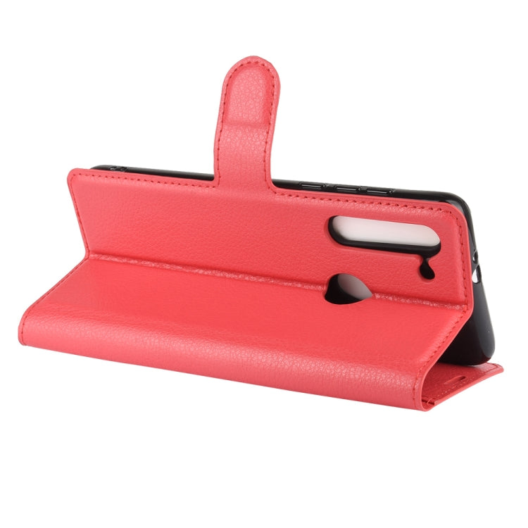 For Motorola Moto G8 Litchi Texture Horizontal Flip Protective Case with Holder & Card Slots & Wallet