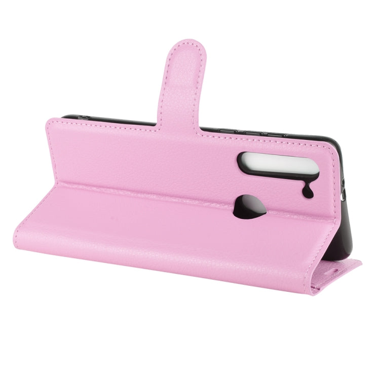 For Motorola Moto G8 Litchi Texture Horizontal Flip Protective Case with Holder & Card Slots & Wallet