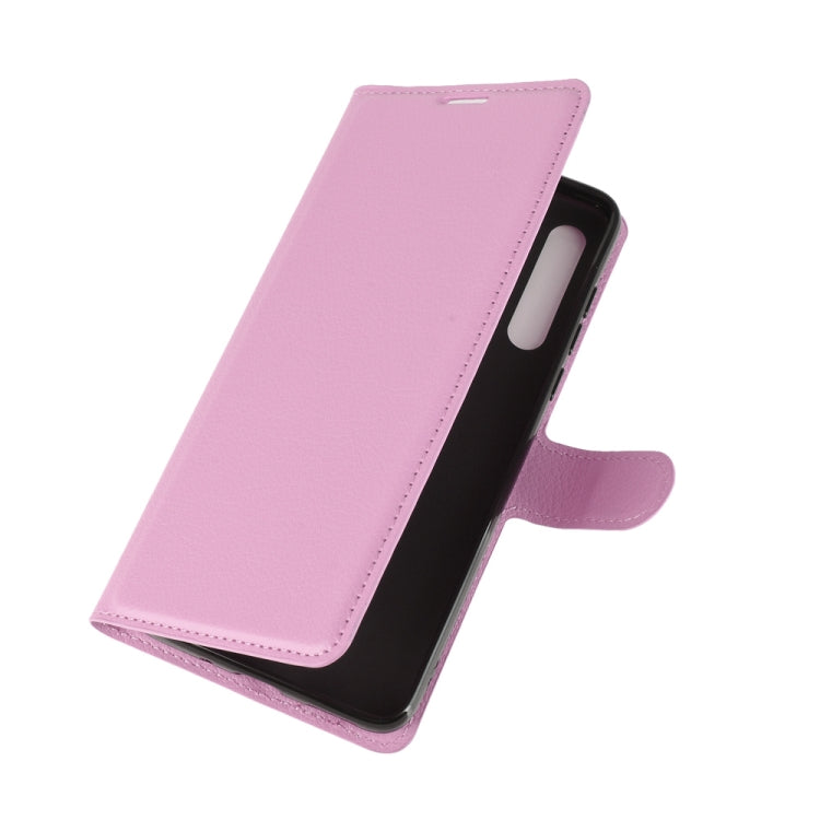 For Motorola Moto G8 Litchi Texture Horizontal Flip Protective Case with Holder & Card Slots & Wallet