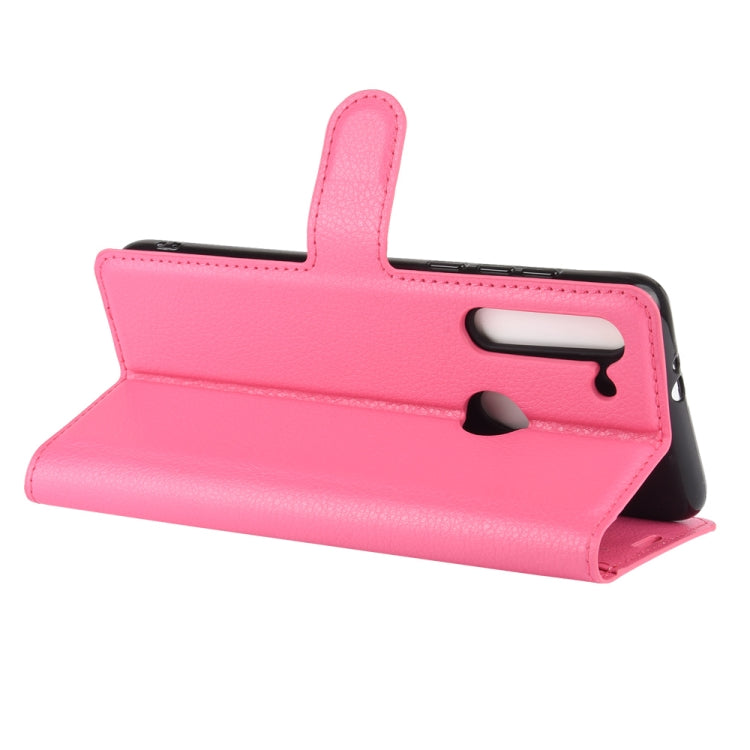 For Motorola Moto G8 Litchi Texture Horizontal Flip Protective Case with Holder & Card Slots & Wallet