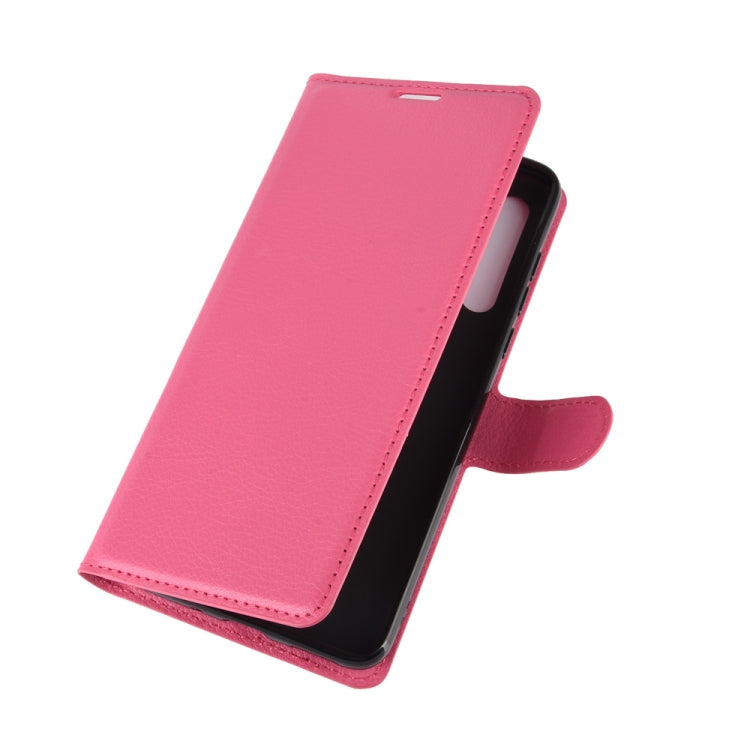 For Motorola Moto G8 Litchi Texture Horizontal Flip Protective Case with Holder & Card Slots & Wallet