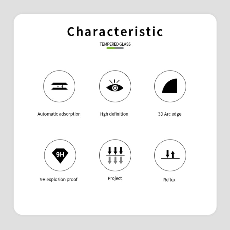 For Huawei Honor X10 MOFI 9H 3D Explosion-proof Curved Screen Tempered Glass Film(Black)