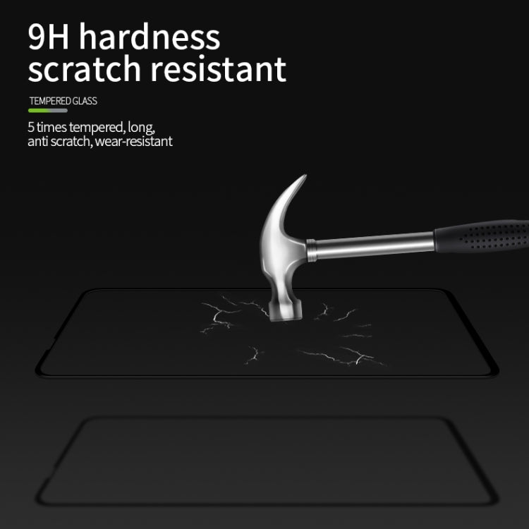 For Samsung Galaxy A21 / A21s MOFI 9H 3D Explosion-proof Curved Screen Tempered Glass Film(Black)