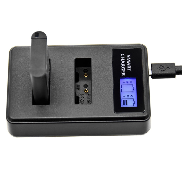 For Sony NP-BX1 Smart LCD Display USB Dual Charger