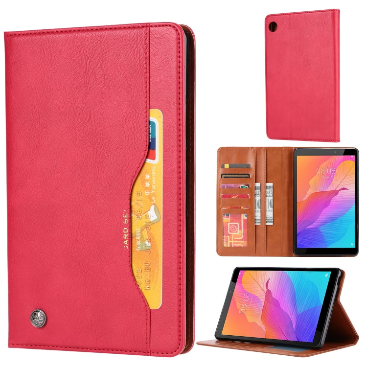 For Huawei MatePad T8 Knead Skin Texture Horizontal Flip Leather Case with Photo Frame & Holder & Card Slots & Wallet