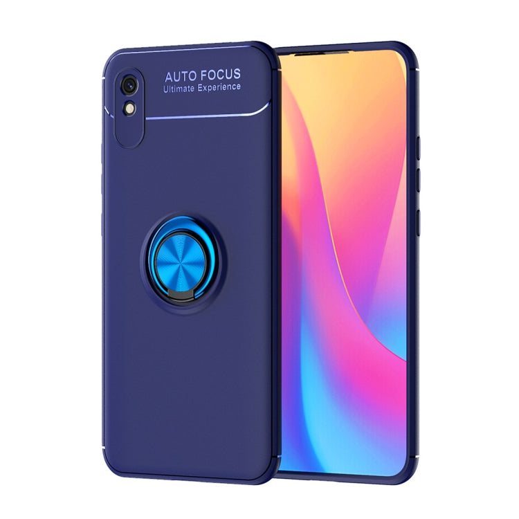 For Xiaomi Redmi 9A Metal Ring Holder 360 Degree Rotating TPU Case