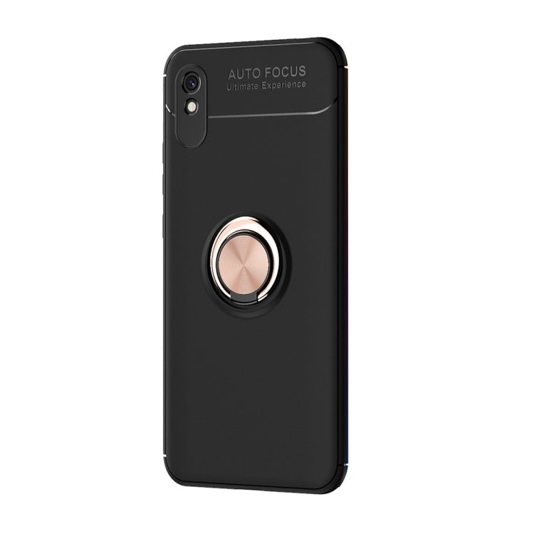 For Xiaomi Redmi 9A Metal Ring Holder 360 Degree Rotating TPU Case
