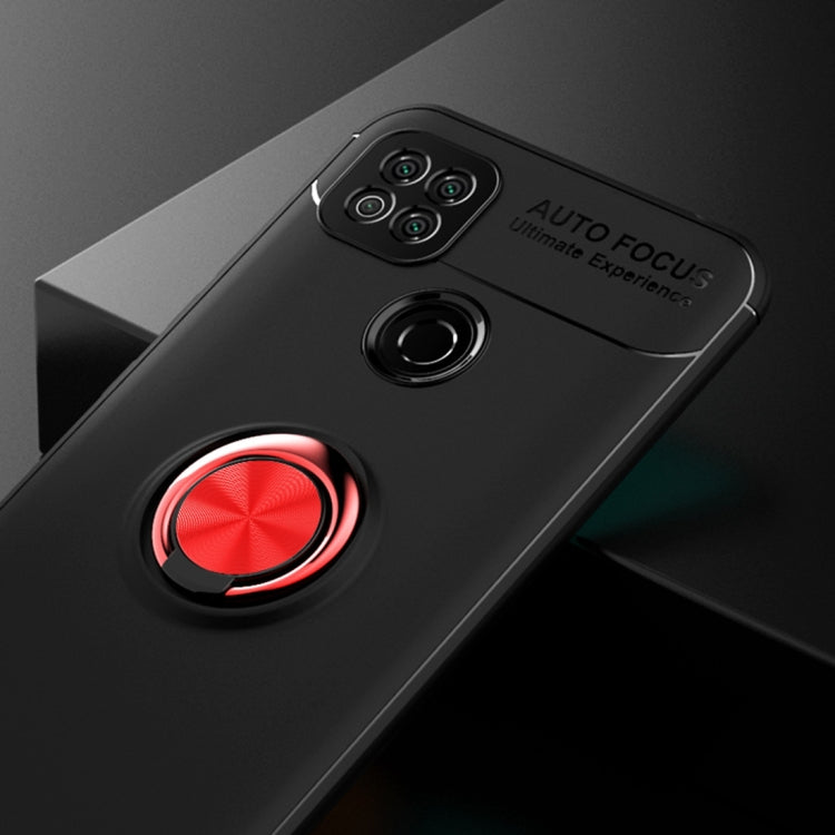 For Xiaomi Redmi 9C Metal Ring Holder 360 Degree Rotating TPU Case