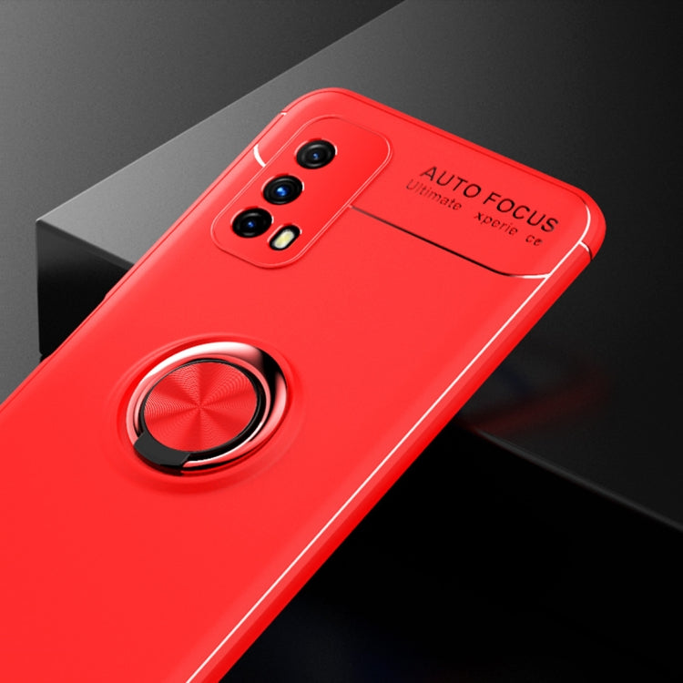 For VIVO IQOO Z1X Metal Ring Holder 360 Degree Rotating TPU Case