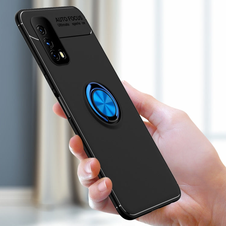 For VIVO IQOO Z1X Metal Ring Holder 360 Degree Rotating TPU Case