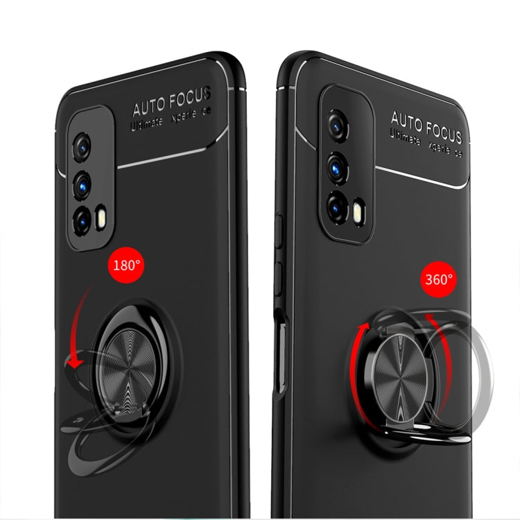 For VIVO IQOO Z1X Metal Ring Holder 360 Degree Rotating TPU Case