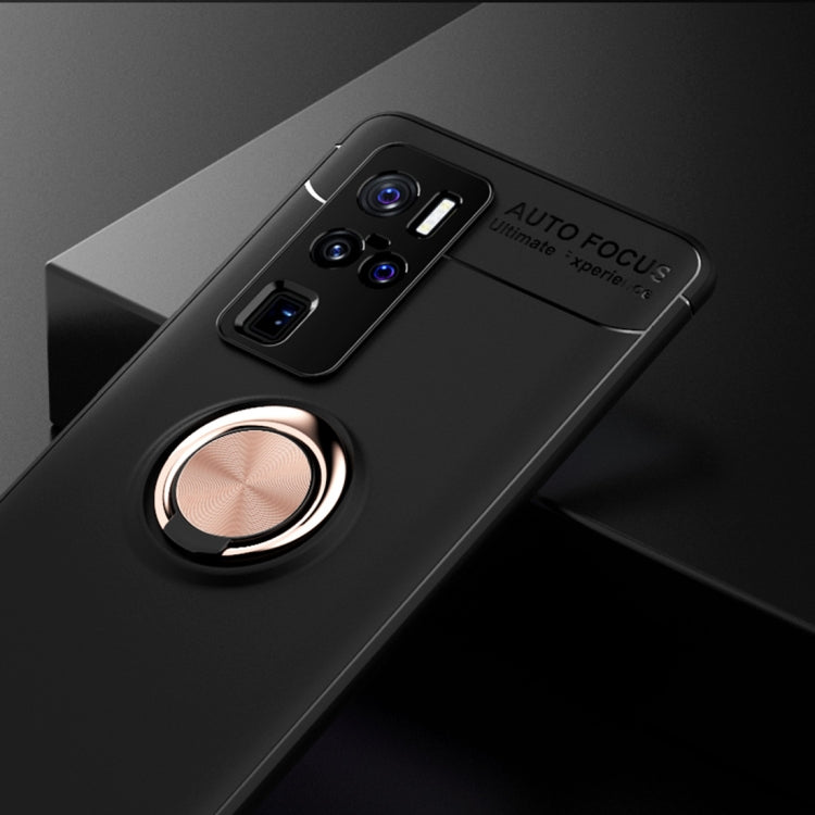 For VIVO X50 Pro+ Metal Ring Holder 360 Degree Rotating TPU Case