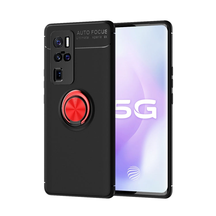 For VIVO X50 Pro+ Metal Ring Holder 360 Degree Rotating TPU Case