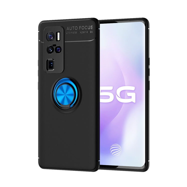 For VIVO X50 Pro+ Metal Ring Holder 360 Degree Rotating TPU Case