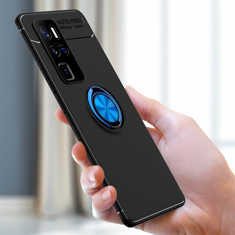 For VIVO X50 Pro+ Metal Ring Holder 360 Degree Rotating TPU Case