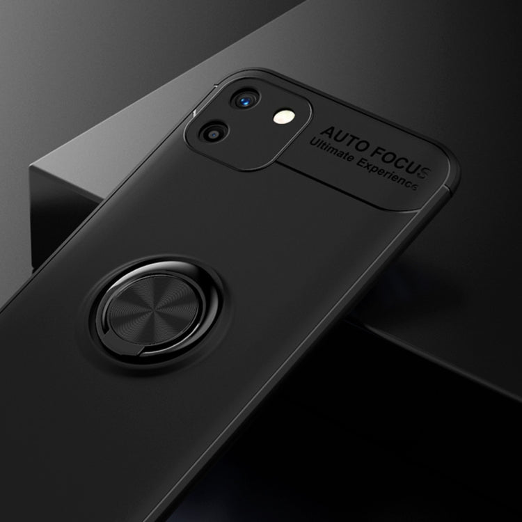 For OPPO Realme C11 Metal Ring Holder 360 Degree Rotating TPU Case