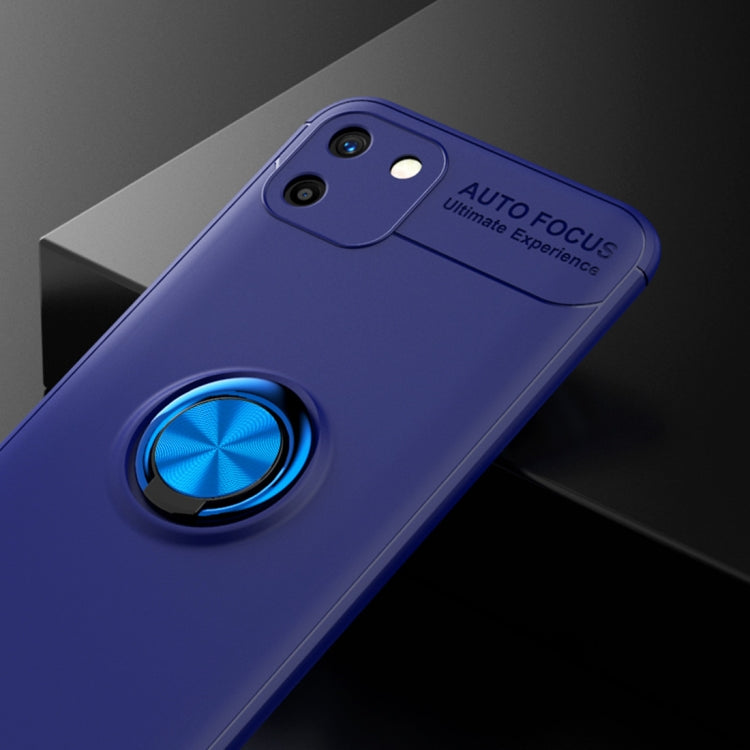 For OPPO Realme C11 Metal Ring Holder 360 Degree Rotating TPU Case