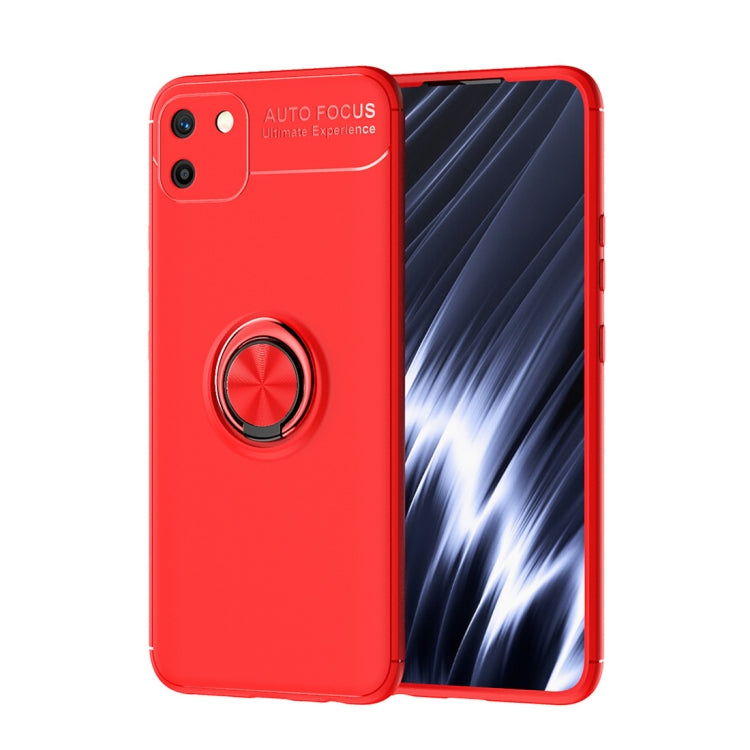 For OPPO Realme C11 Metal Ring Holder 360 Degree Rotating TPU Case