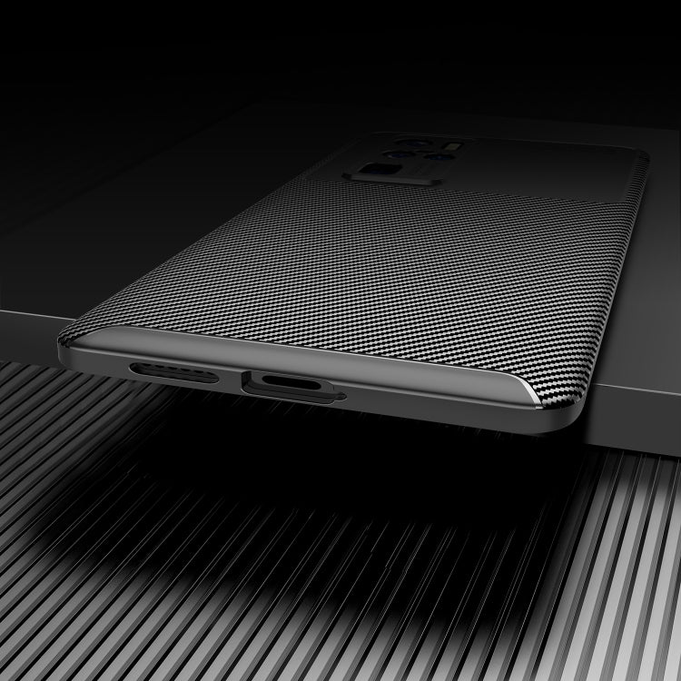 For vivo X50 Pro+ Carbon Fiber Texture Shockproof TPU Case