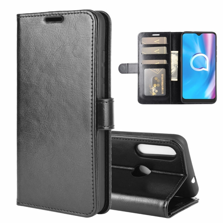 For Alcatel 1SE  2020 R64 Texture Single Horizontal Flip Protective Case with Holder & Card Slots & Wallet& Photo Frame