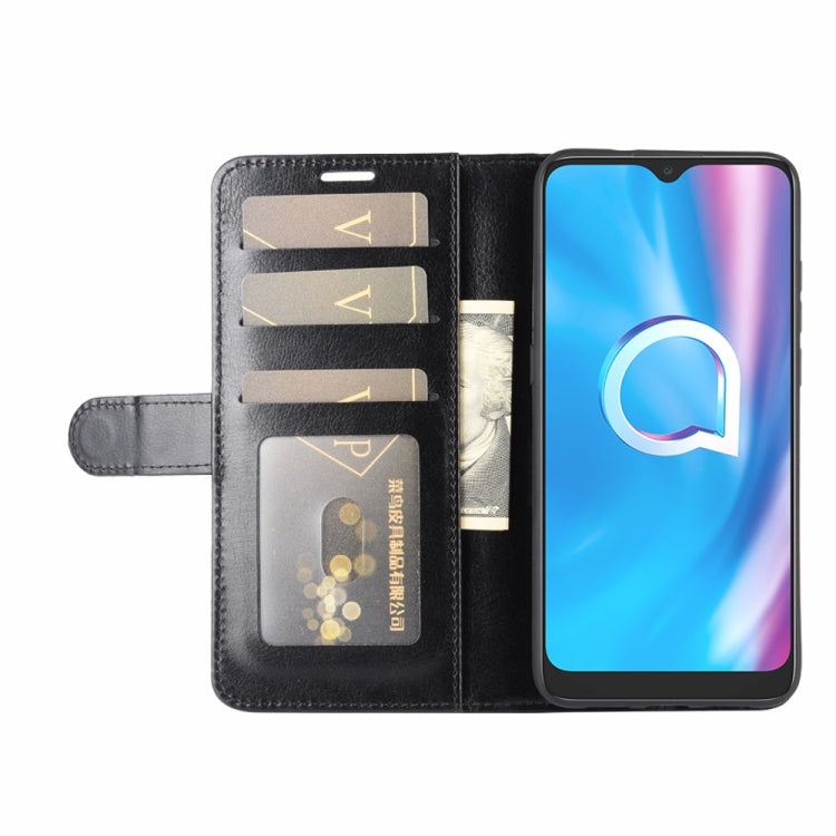 For Alcatel 1SE  2020 R64 Texture Single Horizontal Flip Protective Case with Holder & Card Slots & Wallet& Photo Frame