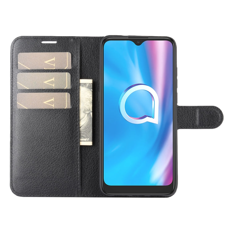 For Alcatel 1SE  2020 Litchi Texture Horizontal Flip Protective Case with Holder & Card Slots & Wallet