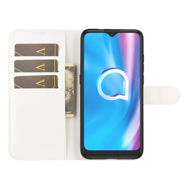 For Alcatel 1SE  2020 Litchi Texture Horizontal Flip Protective Case with Holder & Card Slots & Wallet
