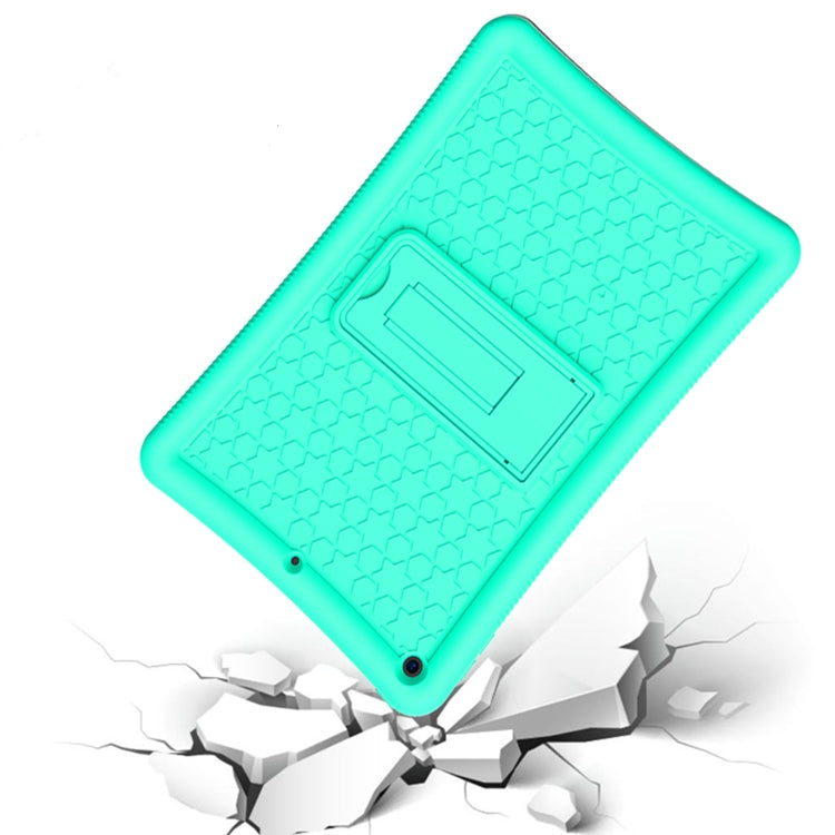 For iPad 10.2 Shockproof Silicone + PC Protection Case with Holder