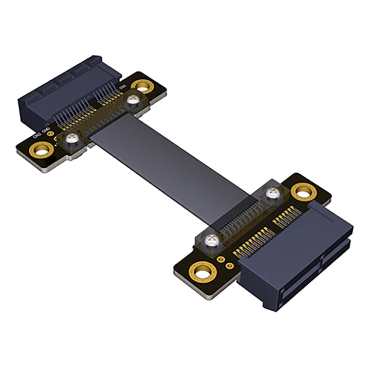 K10 PCI-e  PCI Express 36PIN 1X Female to Female Extension Cable with Gold-plated Connector, Length: 20cm