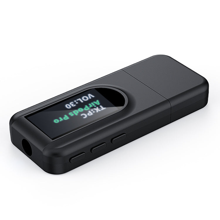 T1 USB Bluetooth 5.0 Transmitter and Receiver with Display