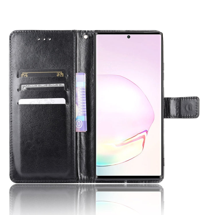 For Samsung Galaxy Note20 Ultra Retro Crazy Horse Texture Horizontal Flip Leather Case with Holder & Card Slots & Lanyard