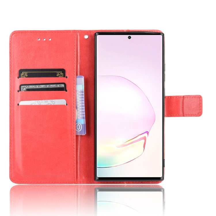 For Samsung Galaxy Note20 Ultra Retro Crazy Horse Texture Horizontal Flip Leather Case with Holder & Card Slots & Lanyard