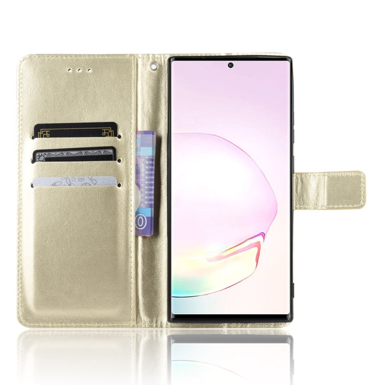 For Samsung Galaxy Note20 Ultra Retro Crazy Horse Texture Horizontal Flip Leather Case with Holder & Card Slots & Lanyard