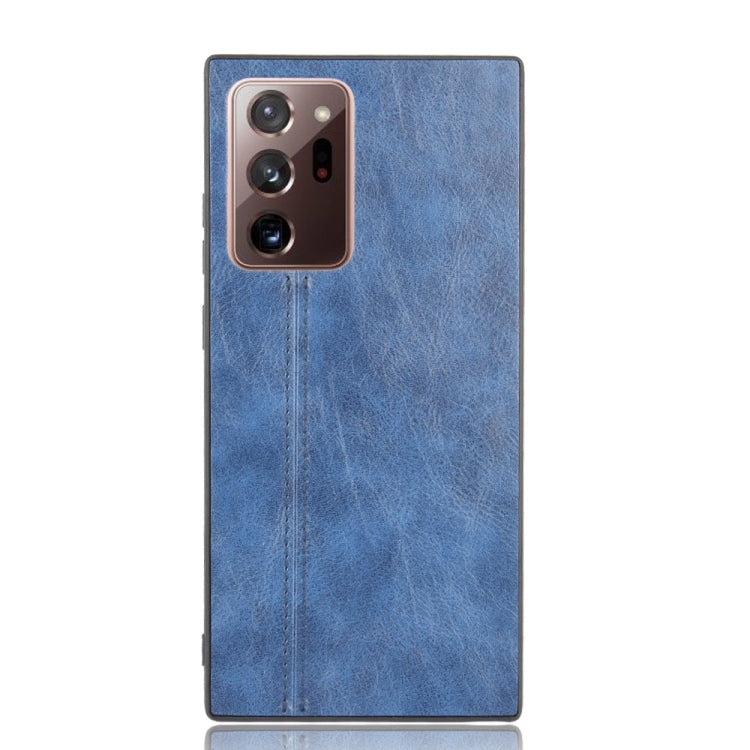 For Samsung Galaxy Note20 Ultra Shockproof Sewing Cow Pattern Skin PC + PU + TPU Case