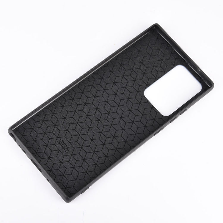 For Samsung Galaxy Note20 Ultra Shockproof Sewing Cow Pattern Skin PC + PU + TPU Case