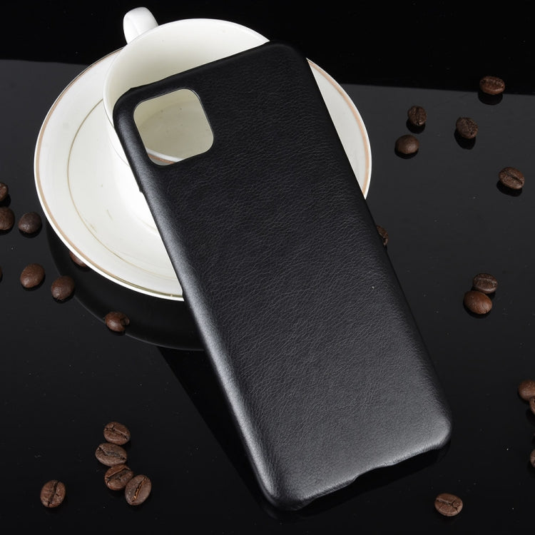 For Oppo Realme C11 Shockproof Litchi Texture PC + PU Case